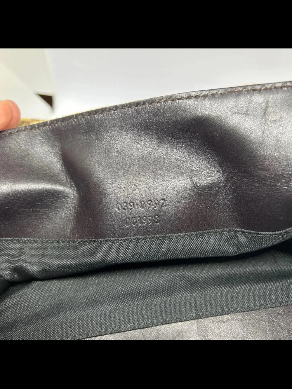 Gucci Beige and Brown GG Canvas Toiletry Pouch